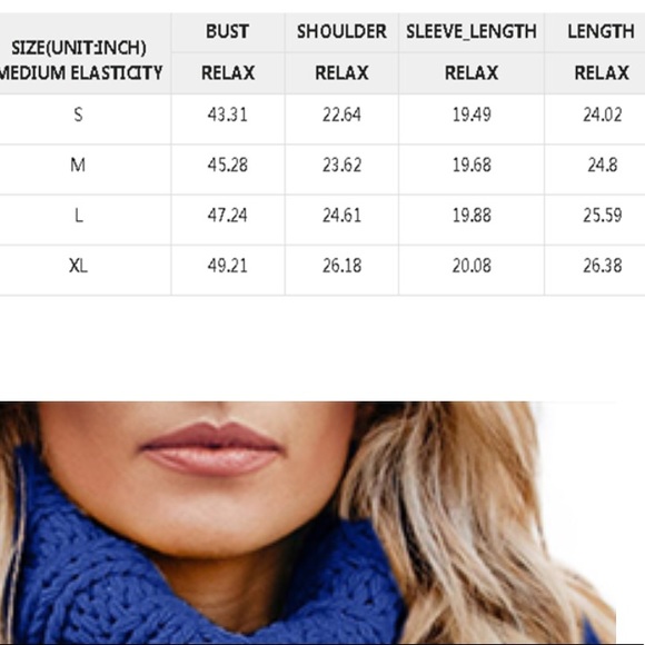 Grey Turtleneck Chunky Sweater - Picture 4 of 4